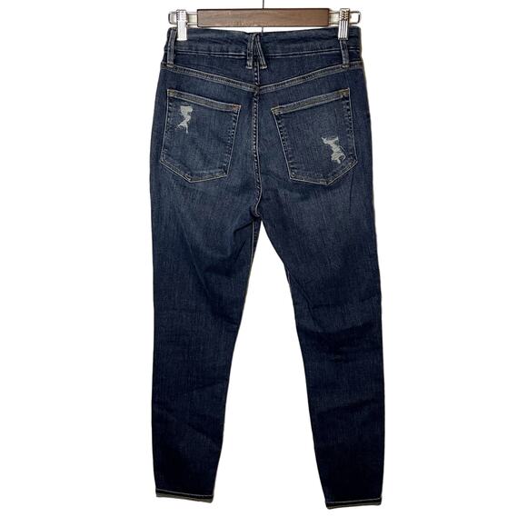 Good American Good Legs Released Hem Skinny Jeans Size 6 / 28 - Picture 3 of 6